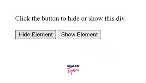 Button Hidden Javascript