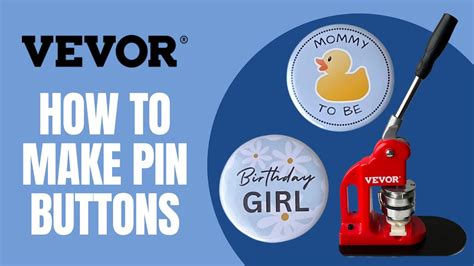 Button Maker Machine Tutorial