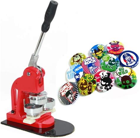 VEVOR Button Maker Machine, Multiple Sizes 1+2.25 Inch Badge Punch Press Kit