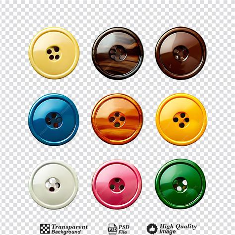 Buttons Transparent Background
