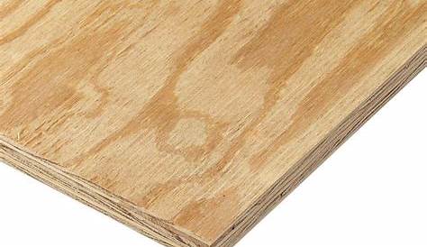 Buy 1/2" x 4' x 8' 4 Ply CDX Yellow Pine Plywood