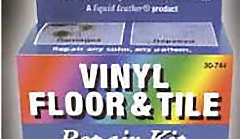 Liquid Leather Vinyl Floor and Tile Repair Kit Dark Blue Box