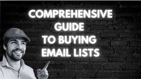 buy a consumer email list