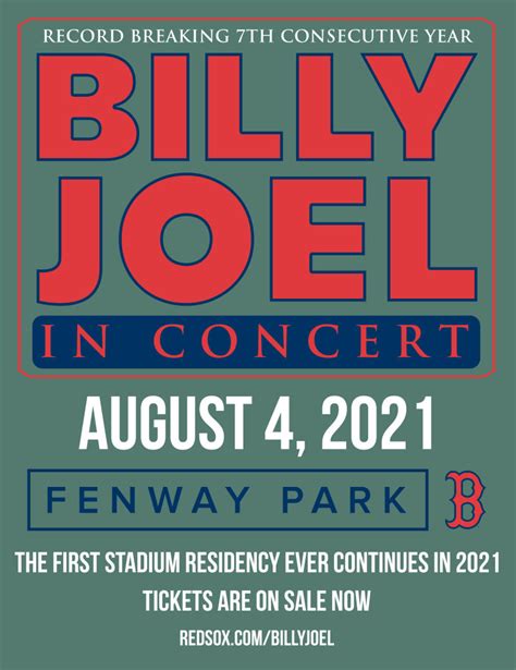 buy billy joel tickets for fenway park
