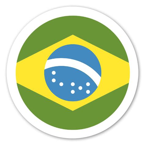 buy brazilian flag sticker