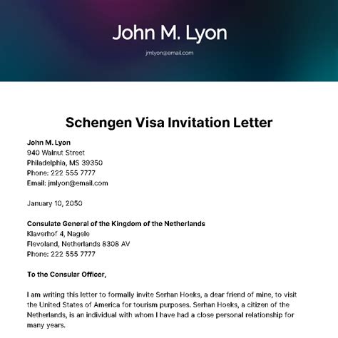 buy invitation letter for schengen visa