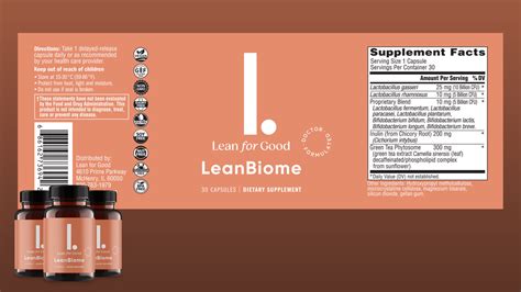 buy leanbiome ingredients and dosage