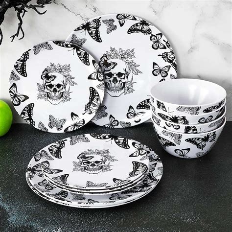 Buy Skull Dinnerware Set
