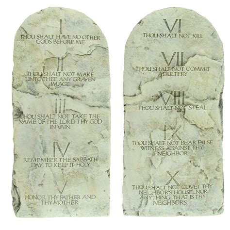 buy ten commandments stone