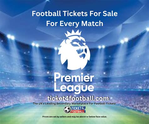 buy tickets premier league