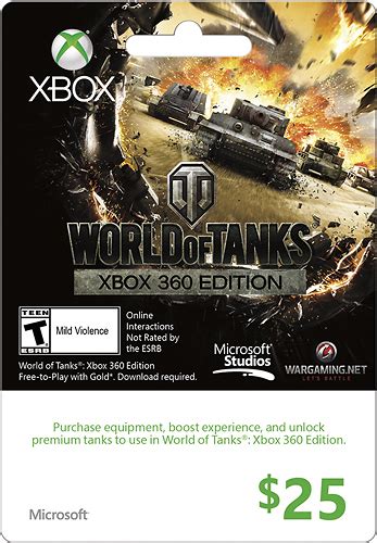 buy world of tanks gift card