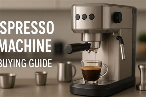 buying an espresso machine