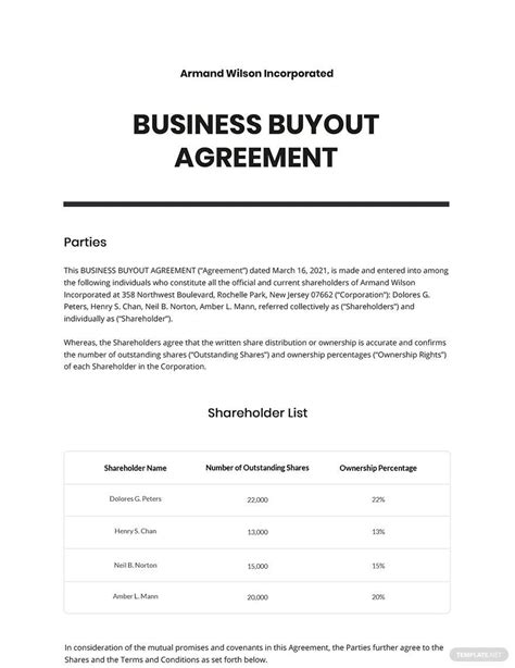 buyout partnership
