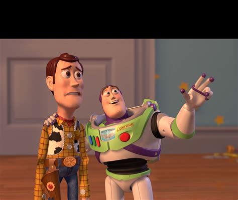 buzz showing woody