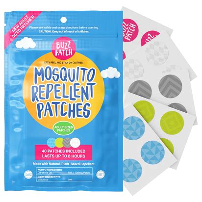 Free Shipping Australia Wide BuzzPatch Mosquito Repellent Patches and MagicPatch Itch Relief