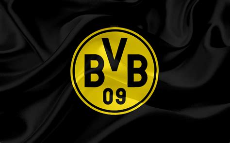 bvb logo schwarzer hintergrund