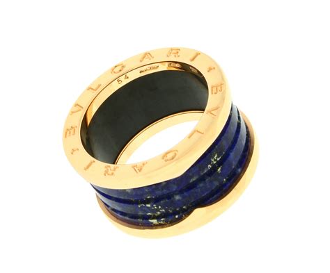 bvlgari blue ceramic bzero ring