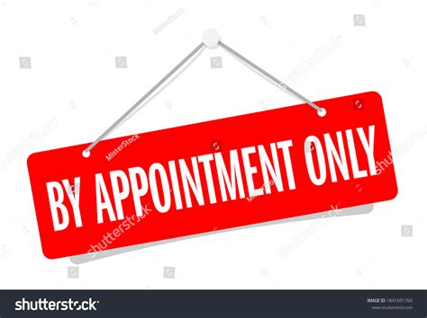 by appointment only