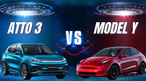 byd atto 3 vs tesla model y