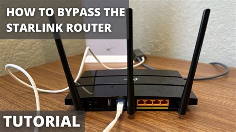 bypass starlink wifi router