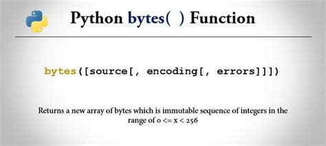 byte array in python examples