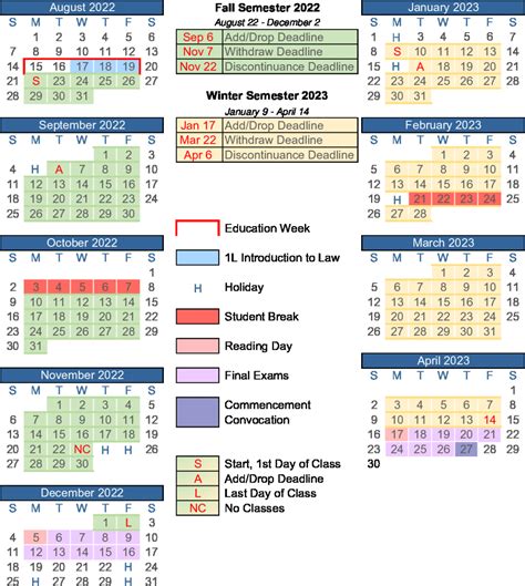 byu spring calendar