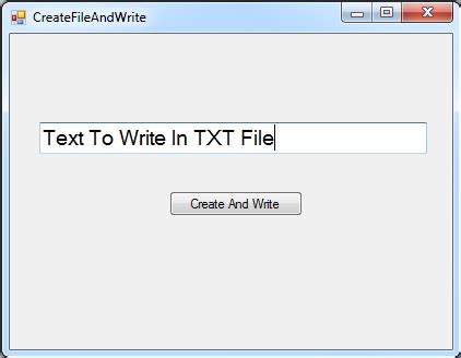 C# Create File And Write All Text