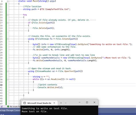 C# Create File On Build