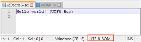 C# Create File Utf8 With Bom