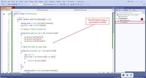 C# Create Fileinfo From Path