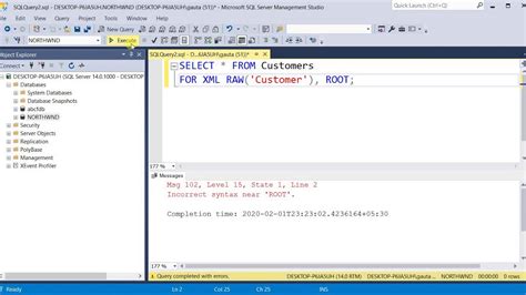 C# Create Xml File From Sql Query