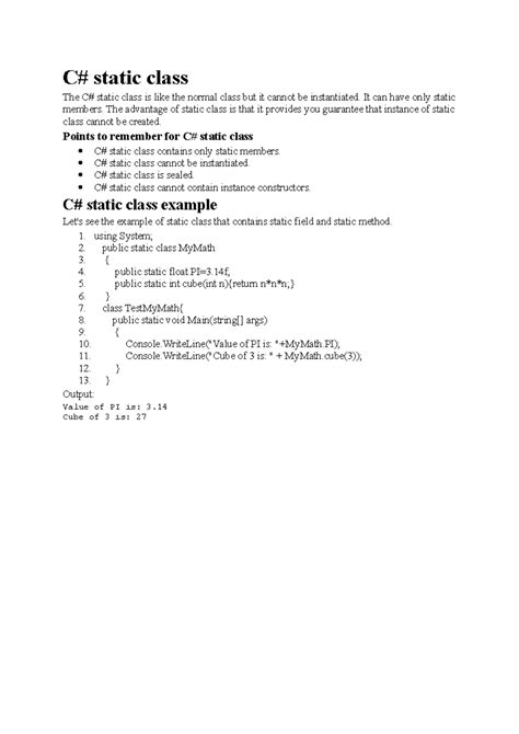 C# Extension Of Static Class