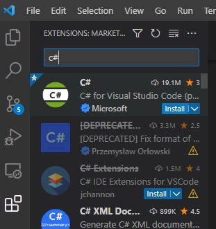 C# Extensions Folder