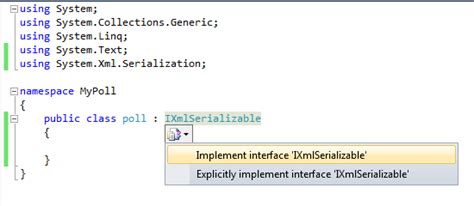 C# Interface Xml Serialization