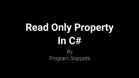 C How to set the value of a readonly property with generic getters