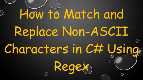 C# Regex Replace Non Printable Characters