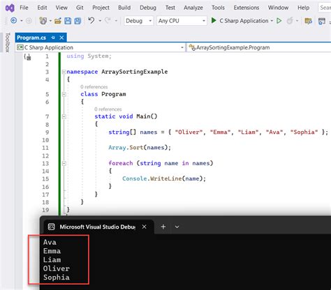 C# Sort List Alphabetically