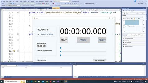C# Stopwatch And Timer