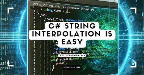 C# String Interpolation Line Continuation