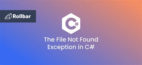 C# Throw Data Not Found Exception