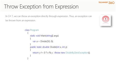 C# Throw Exception Vs Throw