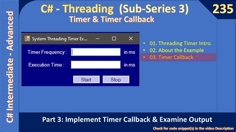 C# Timer Non Static Callback