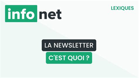 c'est quoi la newsletter