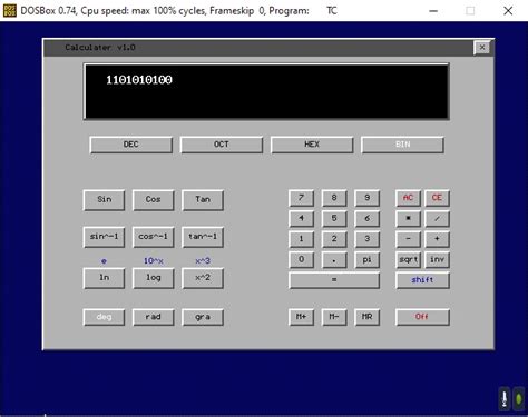 C++ Code For Scientific Calculator