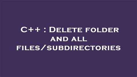 C++ Delete With Brackets