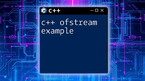 C++ File Append Ofstream