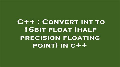 C++ Float Higher Precision