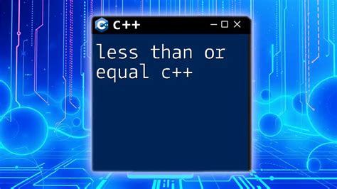 C++ Float Less Than