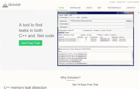C++ Memory Leak Detection Tool