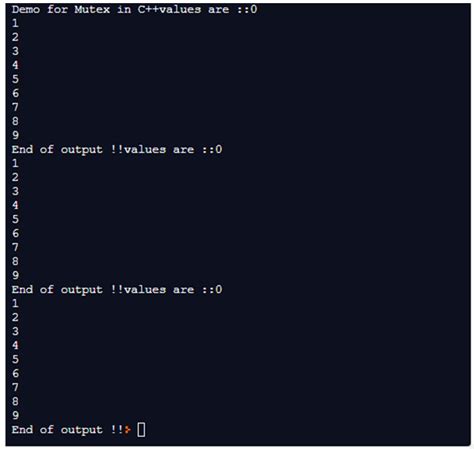 C++ Mutex Examples